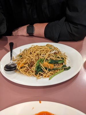 Vegetarian noodles at Mother Chu's Vegetarian Kitchen in Sydney