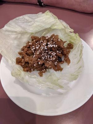 San choy bow at Mother Chu's Vegetarian Kitchen in Sydney