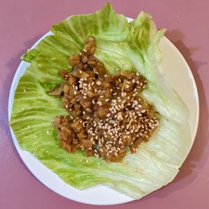 Vegan San Choy Pow at Mother Chu's Vegetarian Kitchen in Sydney
