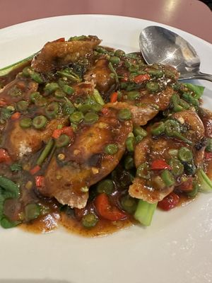 Soy rolls with chilli. This was a bit unusual but I loved it!  at Mother Chu's Vegetarian Kitchen in Sydney