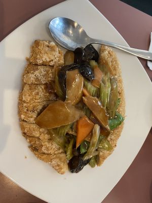 Soy protein   at Mother Chu's Vegetarian Kitchen in Sydney