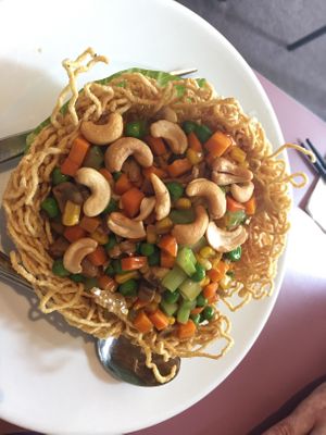 Birds nest   at Mother Chu's Vegetarian Kitchen in Sydney