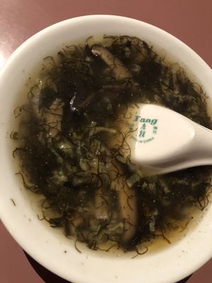 Moss soup at Mother Chu's Vegetarian Kitchen in Sydney