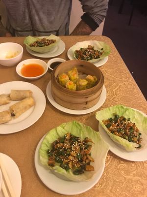 The lettuce cups are absolutely divine!  at Tian Ci Vegetarian Chinese Restaurant in West Ryde