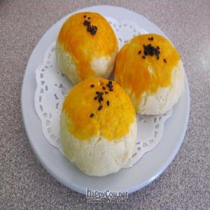 Pumpkin Pastries at Tian Ci Vegetarian Chinese Restaurant in West Ryde