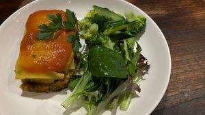 Lasagne  at Shakahari in Carlton