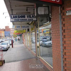 Front of shop at Lakishmi Vilas Vegetarian Take Away in Dandenong