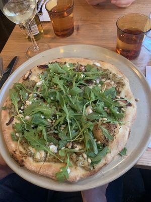 Pizza special at Vegie Bar in Fitzroy