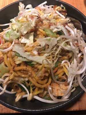 Mee goreng at Vegie Bar in Fitzroy
