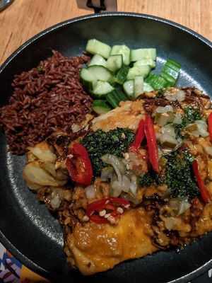 Malaysian Savoy Cabbage at Vegie Bar in Fitzroy
