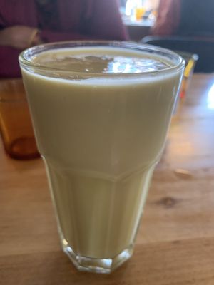 Tasty smoothie at Vegie Bar in Fitzroy