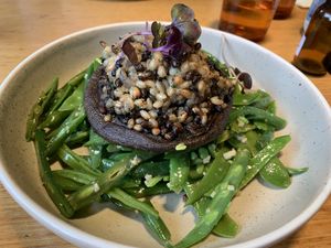 Tasty but needed seasoning on the beans   at Vegie Bar in Fitzroy