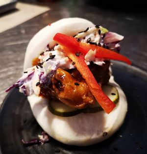 Mushroom Bao at Vegie Bar in Fitzroy