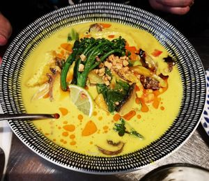 Laksa at Vegie Bar in Fitzroy