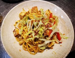 Mee Goreng at Vegie Bar in Fitzroy