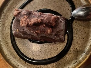 Cookie dough and caramel gelato  at Vegie Bar in Fitzroy