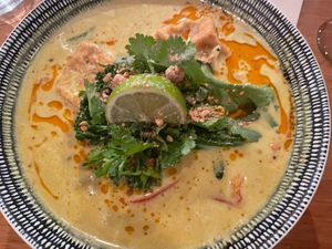 Laksa  at Vegie Bar in Fitzroy
