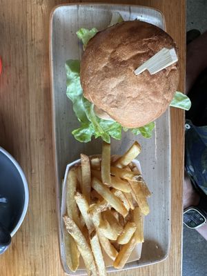 Vegan burgernator   at Vegie Bar in Fitzroy