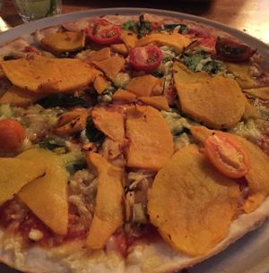 Virtuoso pizza (large) at Vegie Bar in Fitzroy