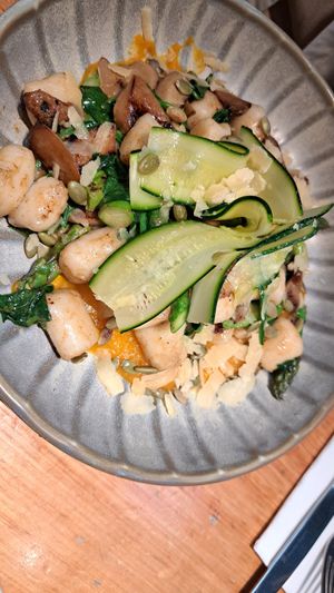 Gnocchi at Vegie Bar in Fitzroy