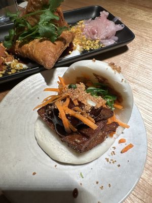 2nd visit and this duck bao was yummy!  at Vegie Bar in Fitzroy
