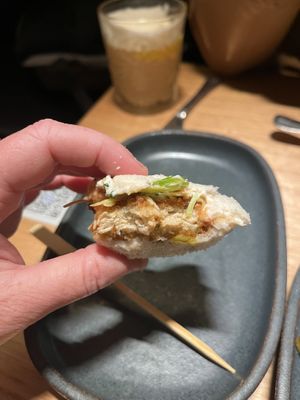 The sando forgot to take a photo   at Vegie Bar in Fitzroy