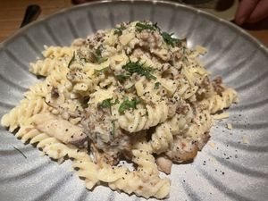 Carbonara   at Vegie Bar in Fitzroy