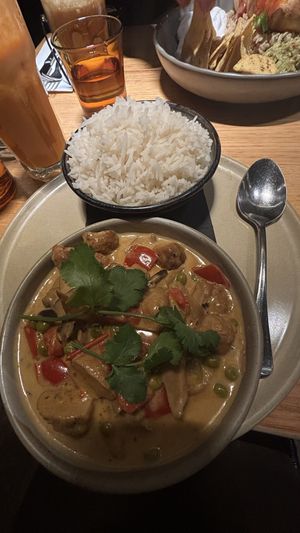 Massaman curry  at Vegie Bar in Fitzroy
