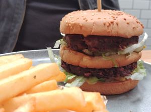 Big Mac at Vegie Bar in Fitzroy