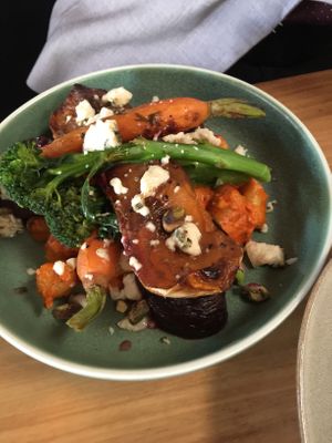 Roast Vegetable Gnocchi at Vegie Bar in Fitzroy