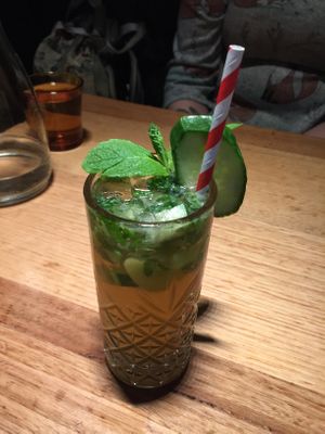 Cucumber mojito at Vegie Bar in Fitzroy