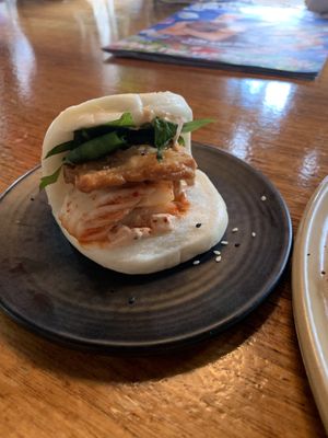 Tempeh Bao at Vegie Bar in Fitzroy