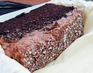 Vegan chocolate cake at Fatto A Mano in Fitzroy