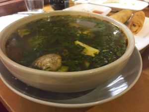 Tom Yum Soup at Global Vegetarian in Ormond