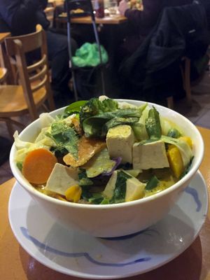 Laksa at Global Vegetarian in Ormond