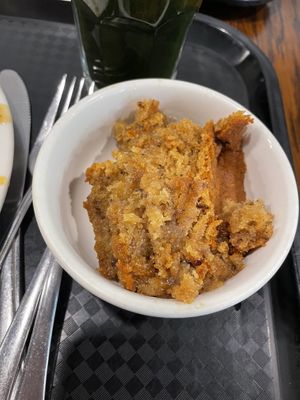 Vegan sticky toffee pudding   at Gopals in Melbourne