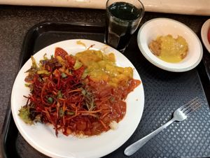 Vegan platter at Gopals in Melbourne