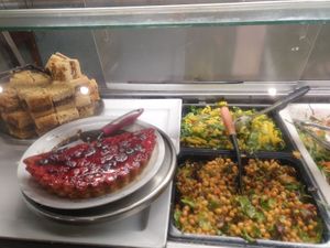 Salads and dessert at Gopals in Melbourne