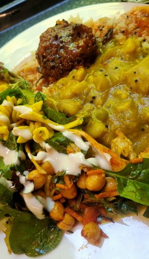 Vegan platter at Gopals in Melbourne