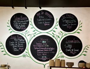 Menu Choices at Gopals in Melbourne