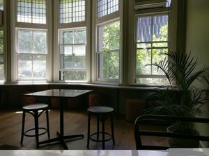 upstairs seating at Gopals in Melbourne