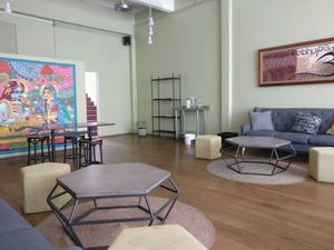 upstairs lounge area at Gopals in Melbourne