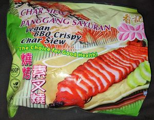 Vegan pork at Vincent Vegetarian Food in Footscray