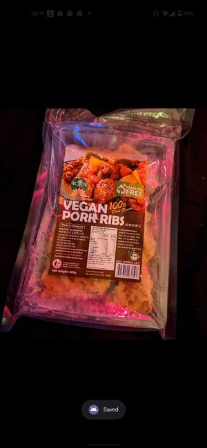 Vegan pork ribs at Vincent Vegetarian Food in Footscray