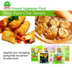 Vegetarian or Vegan Snacks
Veg buns, dumpling, dim sum, satay, spring rolls and more. They are perfect for party food. at Vincent Vegetarian Food in Footscray