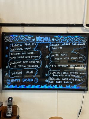 Menu  at Tofulicious in Richmond