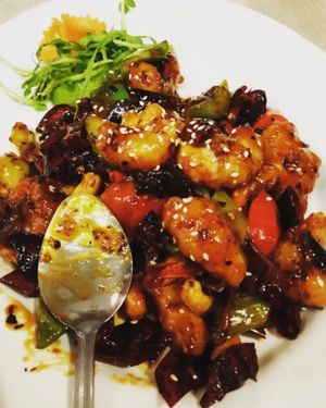 Spicy 'Prawn' at Utopia in Northbridge