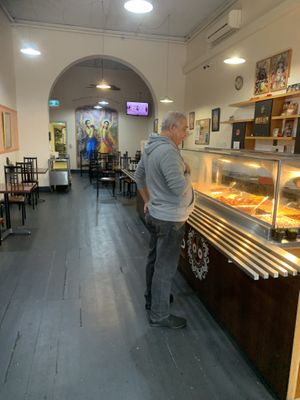 Inside  at Govinda's Restaurant in Northbridge