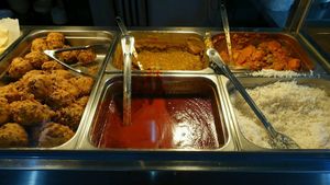 buffet spread 1 at Govinda's Restaurant in Northbridge