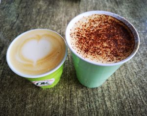 Great coffee at Manna Wholefoods Cafe in South Fremantle